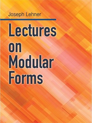 cover image of Lectures on Modular Forms
